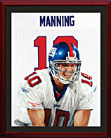 Giclee print on Canvas of Eli Manning