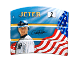 Derek Jeter Hand-Painted Stadium Seat