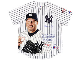 Hand-Painted Roger Clemens Baseball Jersey
