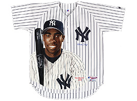 Hand-Painted Alfonso Soriano Baseball Jersey