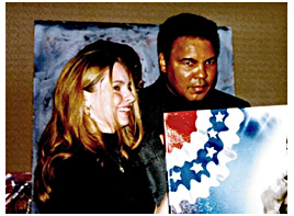 Karen O'Neil Ganci and Muhammed Ali