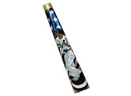 Hand-Painted Derek Jeter Baseball Bat